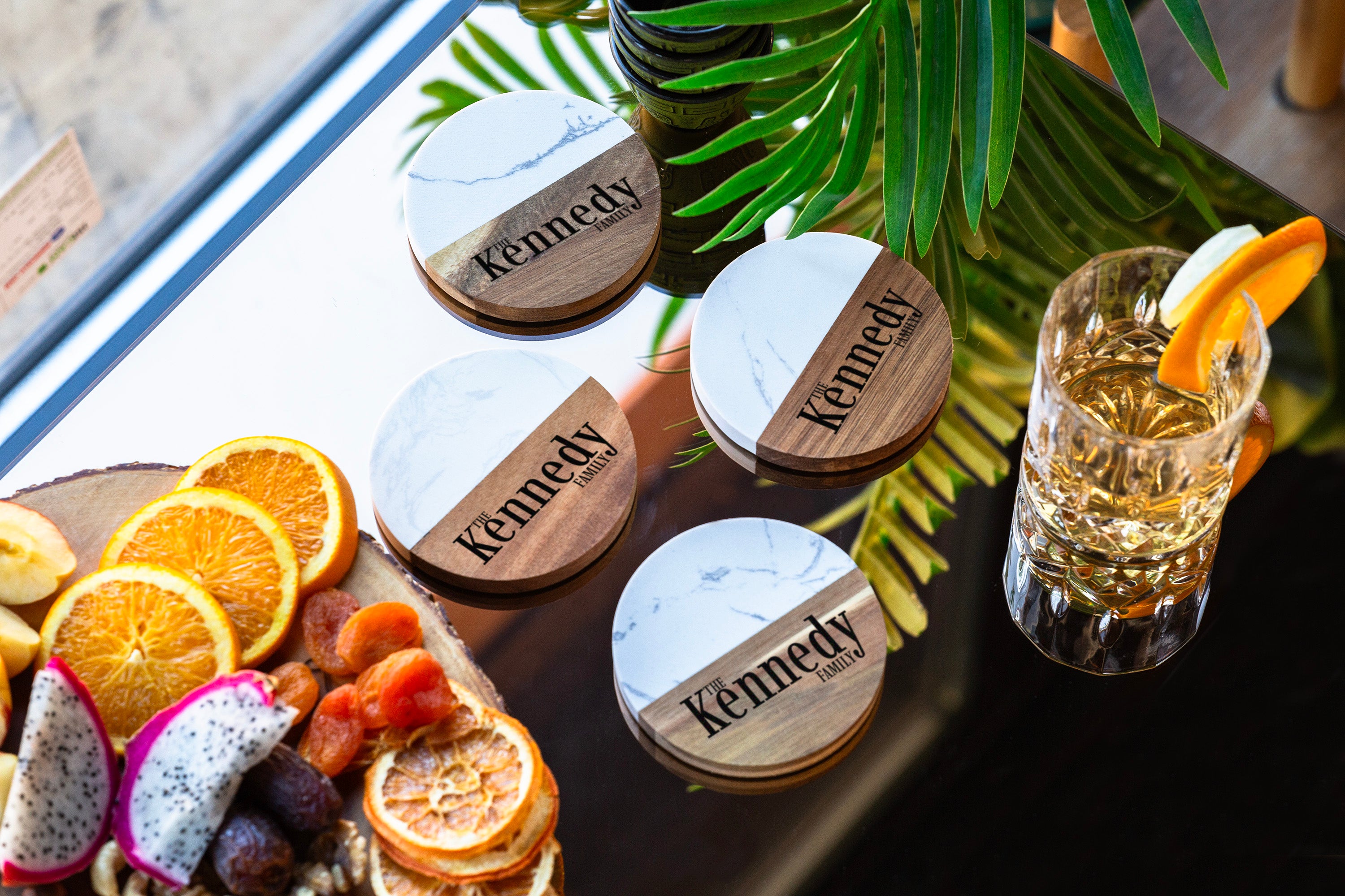 MARBLE & RESIN COASTER